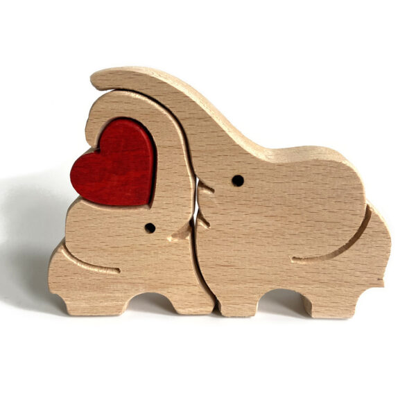 Mother's Day Wooden Products Series Ornaments Animal - Image 4
