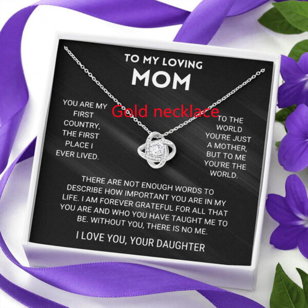 New Eternal Heart Clover Necklace Pendant Cross-border Mother's Day Valentine's Day Pendant Clavicle Chain - Image 8