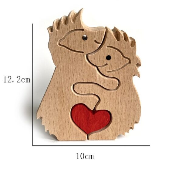 Mother's Day Wooden Products Series Ornaments Animal - Image 8