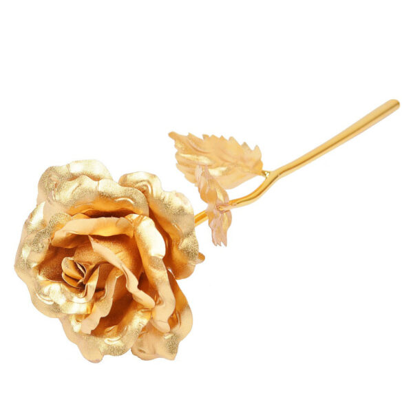 Gold-foil Roses Chinese Valentine's Day Gift Chocolate Golden Rose Valentine's Day - Image 4