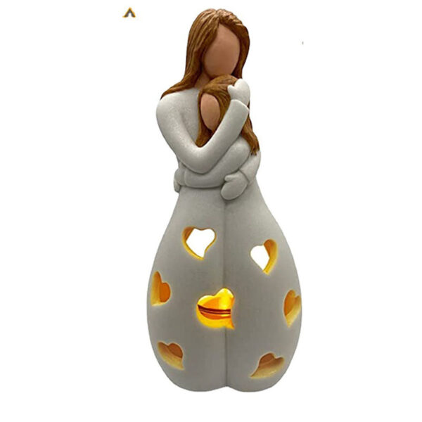 Mother's Day Gift Resin Candle Lampshade Ornament - Image 3
