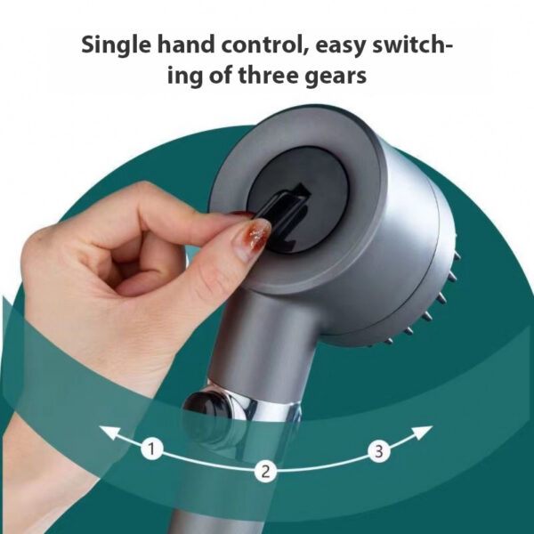 3 Modes Shower Head High Pressure Showerhead Portable Filter Rainfall Faucet Tap Bathroom Bath Home Innovative Accessories - Image 5