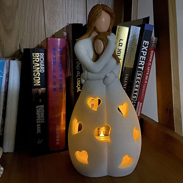 Mother's Day Gift Resin Candle Lampshade Ornament - Image 2