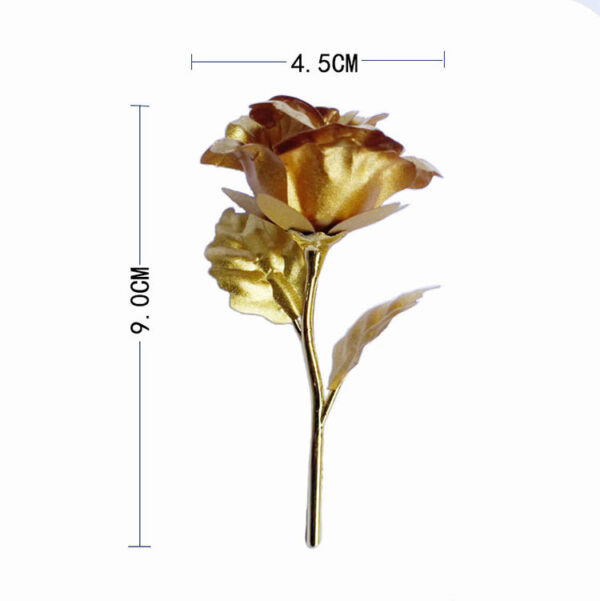 Gold-foil Roses Chinese Valentine's Day Gift Chocolate Golden Rose Valentine's Day - Image 6