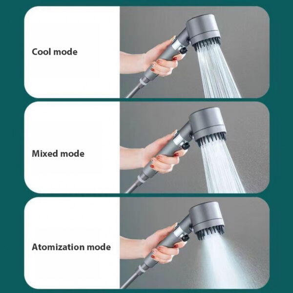 3 Modes Shower Head High Pressure Showerhead Portable Filter Rainfall Faucet Tap Bathroom Bath Home Innovative Accessories - Image 3