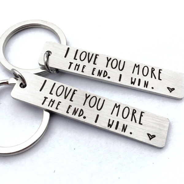 Stainless Steel Keychain Valentine's Day Gift - Image 2