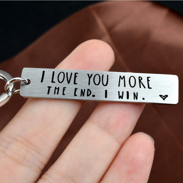 Stainless Steel Keychain Valentine's Day Gift - Image 4